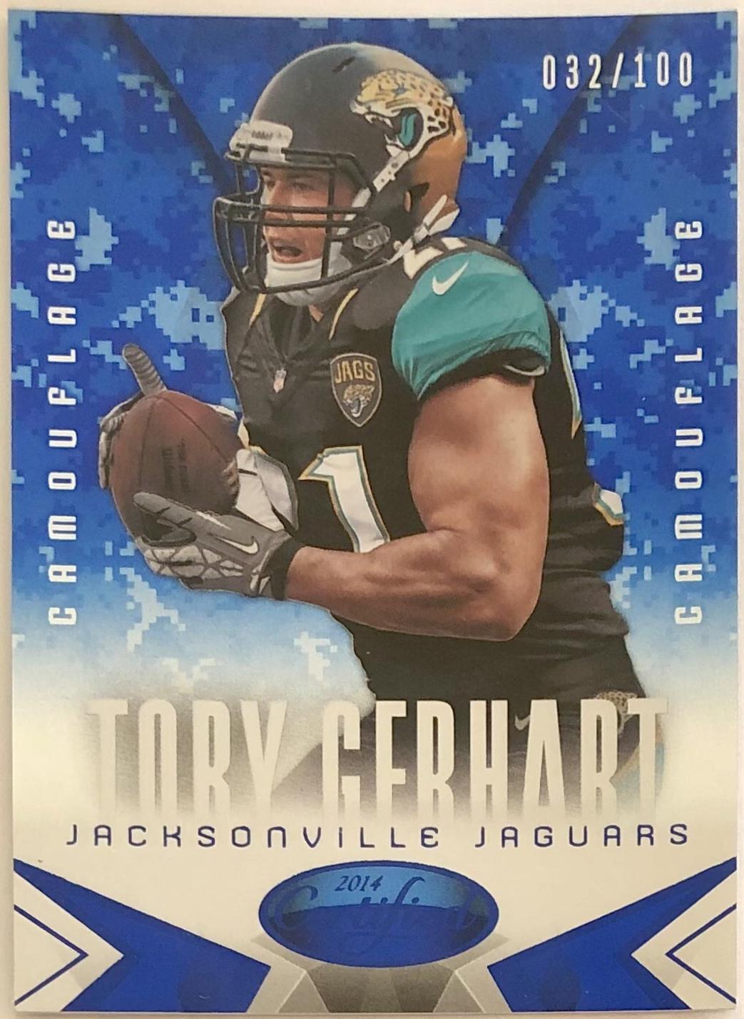 Toby Gerhart [Blue Camo] #47
