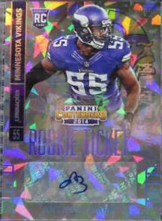 Anthony Barr [Seat Autograph Cracked Ice Ticket] #103