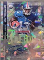 Odell Beckham Jr. [Ball in Right Hand Autograph Cracked Ice] #227