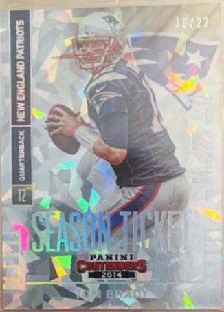Tom Brady [Cracked Ice Ticket] #67