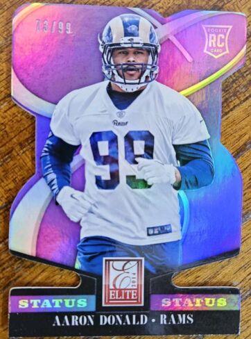 Aaron Donald [Purple Status Die Cut] #101