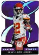 Dwayne Bowe [Purple Status Die Cut] #48