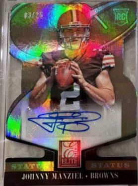 Johnny Manziel [Gold Status Die Cut Signature] #151