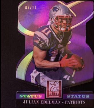 Julian Edelman [Purple Status Die Cut] #58