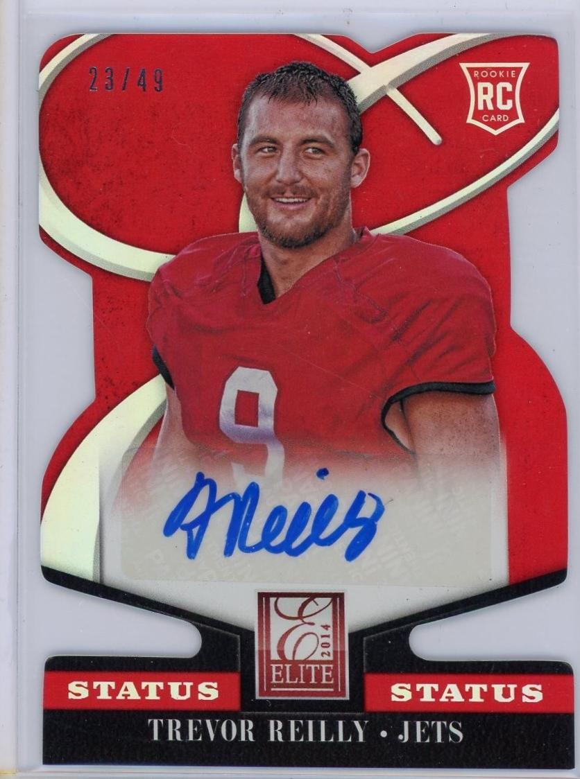 Trevor Reilly [Red Status Die Cut Signature] #195