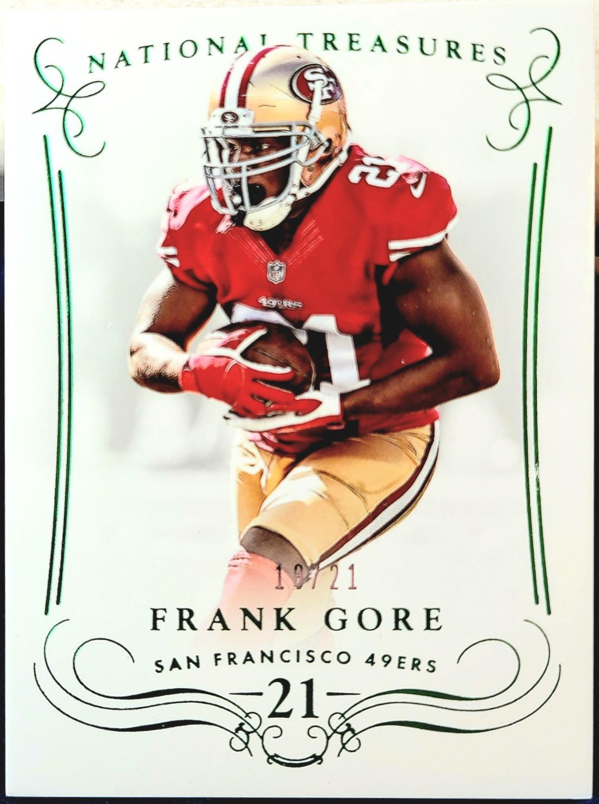 Frank Gore [Century Numbers] #74