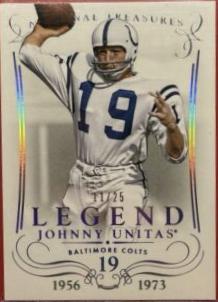 Johnny Unitas [Century Silver] #176