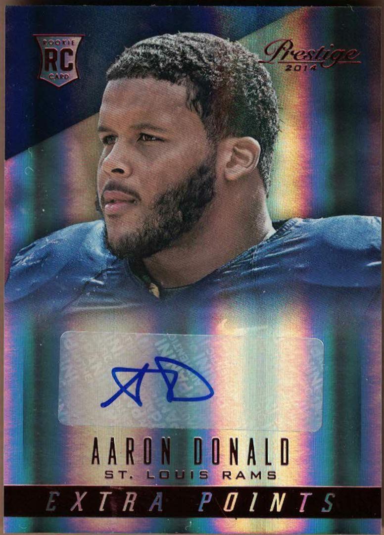 Aaron Donald [Extra Points Red Autograph] #202