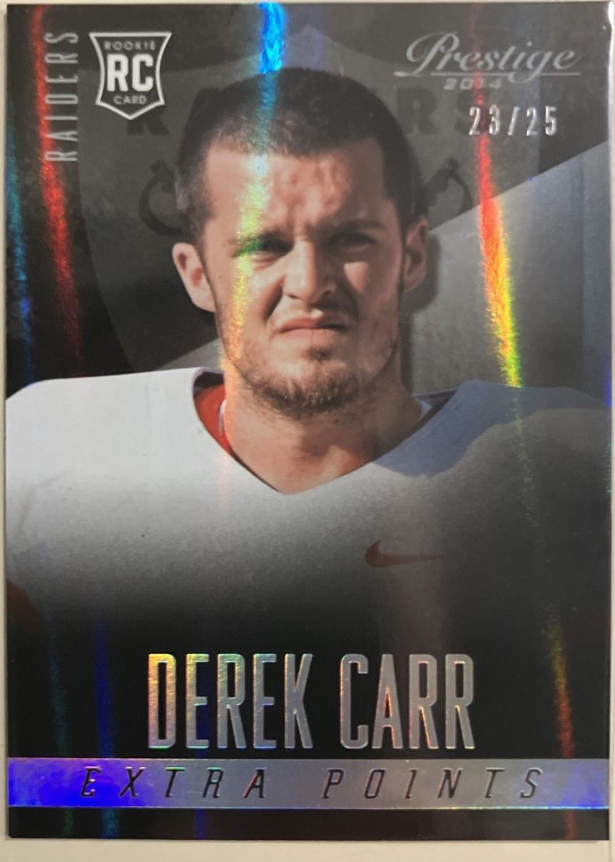 Derek Carr [Extra Points Holo Silver] #231