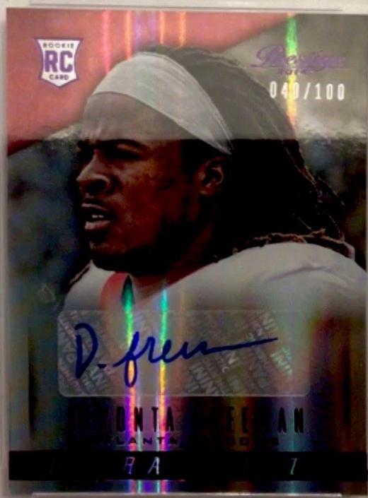 Devonta Freeman [Extra Points Purple Autograph] #232