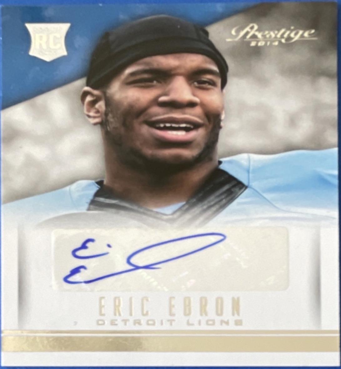 Eric Ebron [Printing Plate Autograph] #236