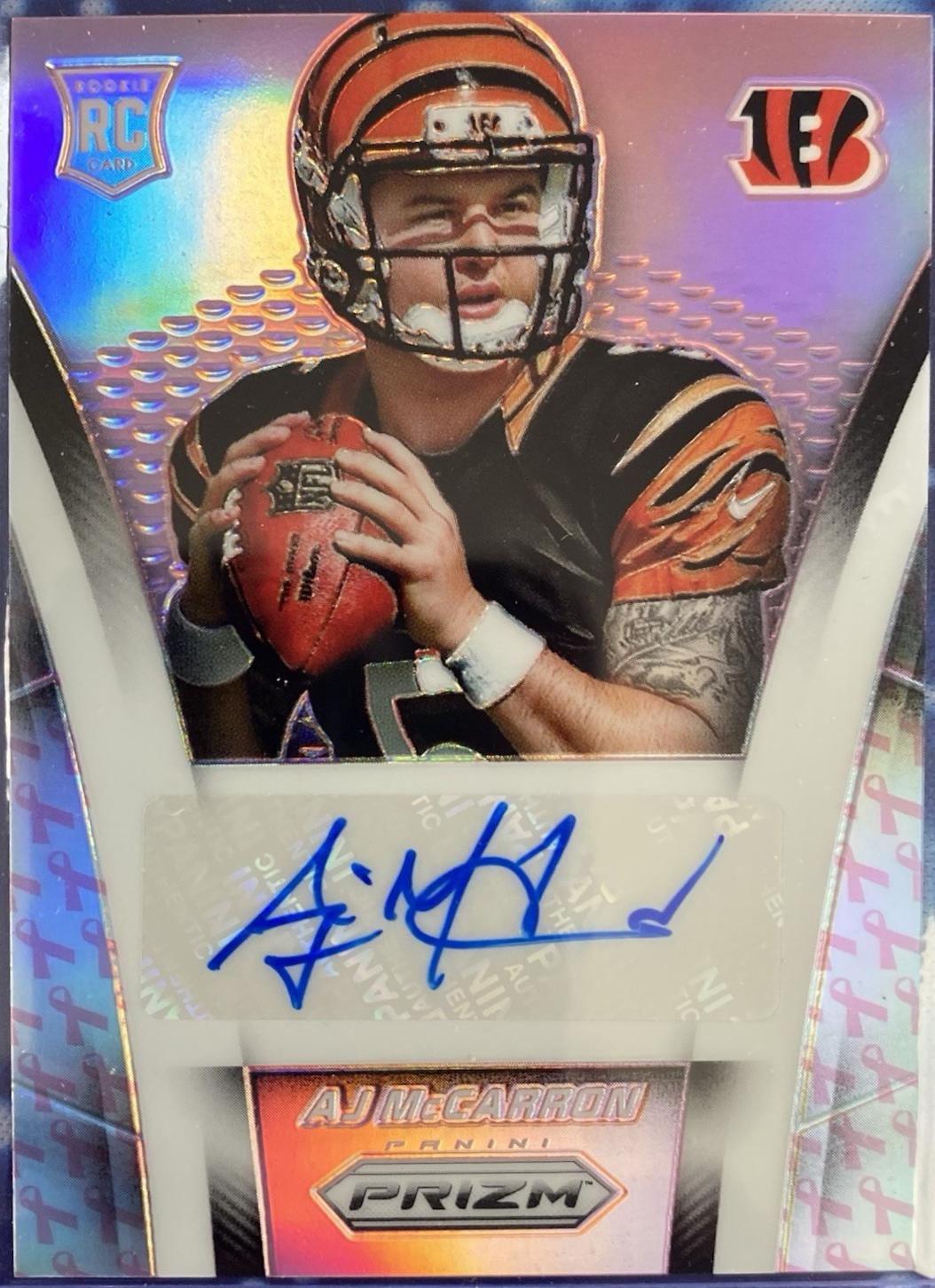 AJ McCarron [Panini Logo] #AR-AJ