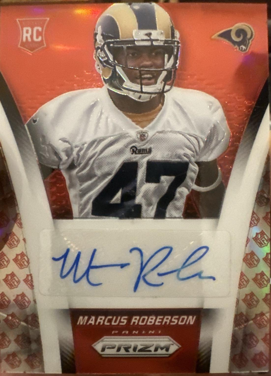 Marcus Roberson [Panini Logo] #AR-MR