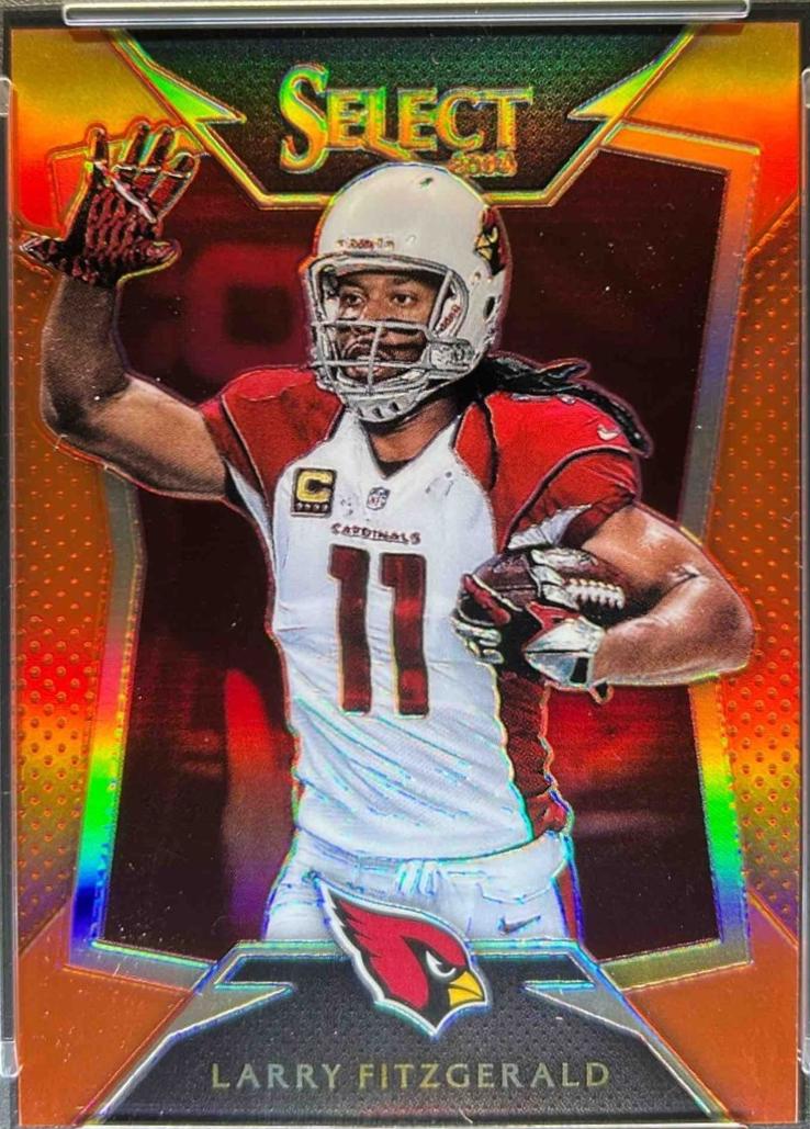 Larry Fitzgerald [Orange Prizm] #6