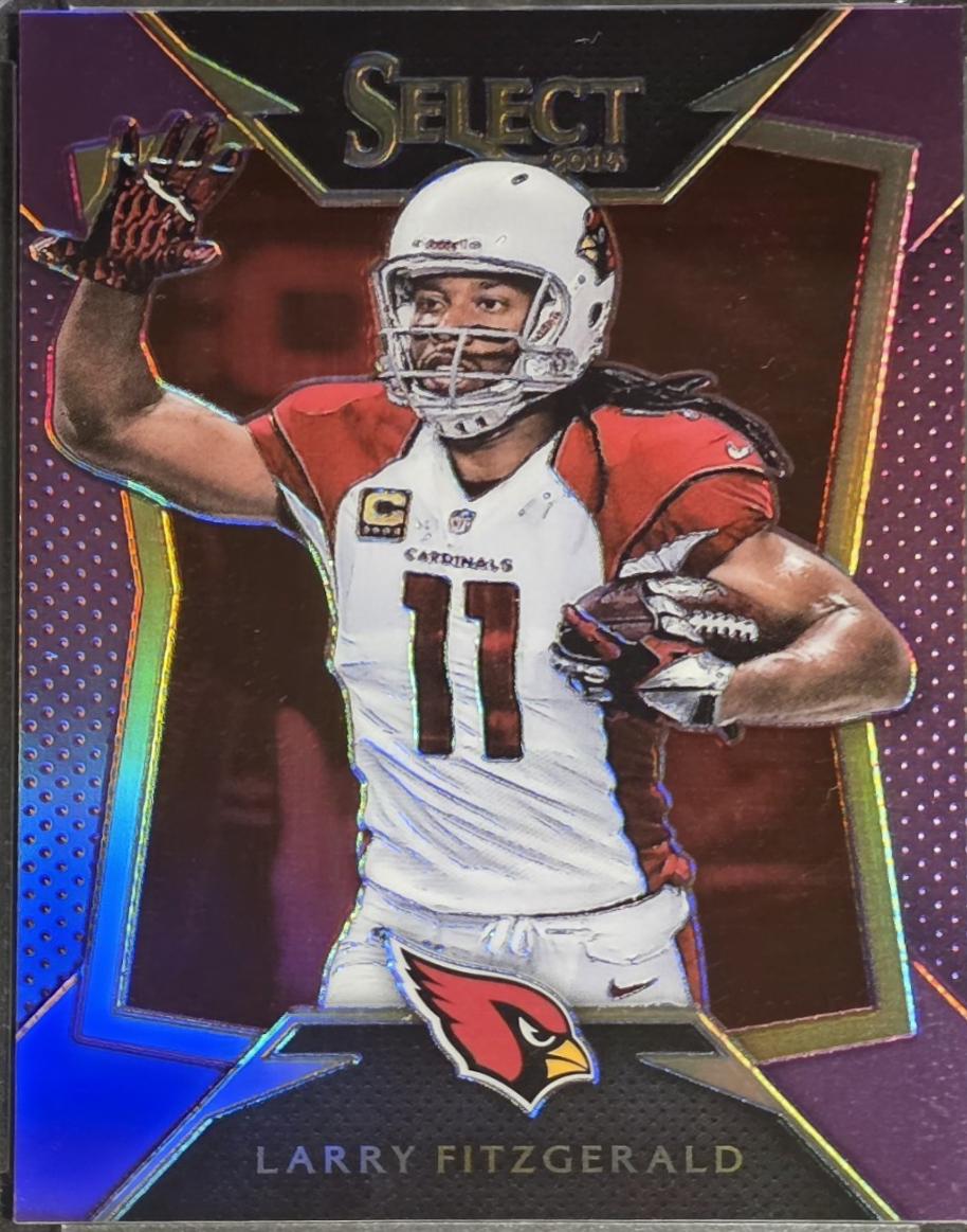 Larry Fitzgerald [Purple Prizm] #6