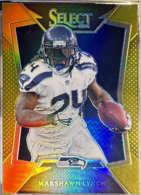 Marshawn Lynch [Gold Prizm] #25