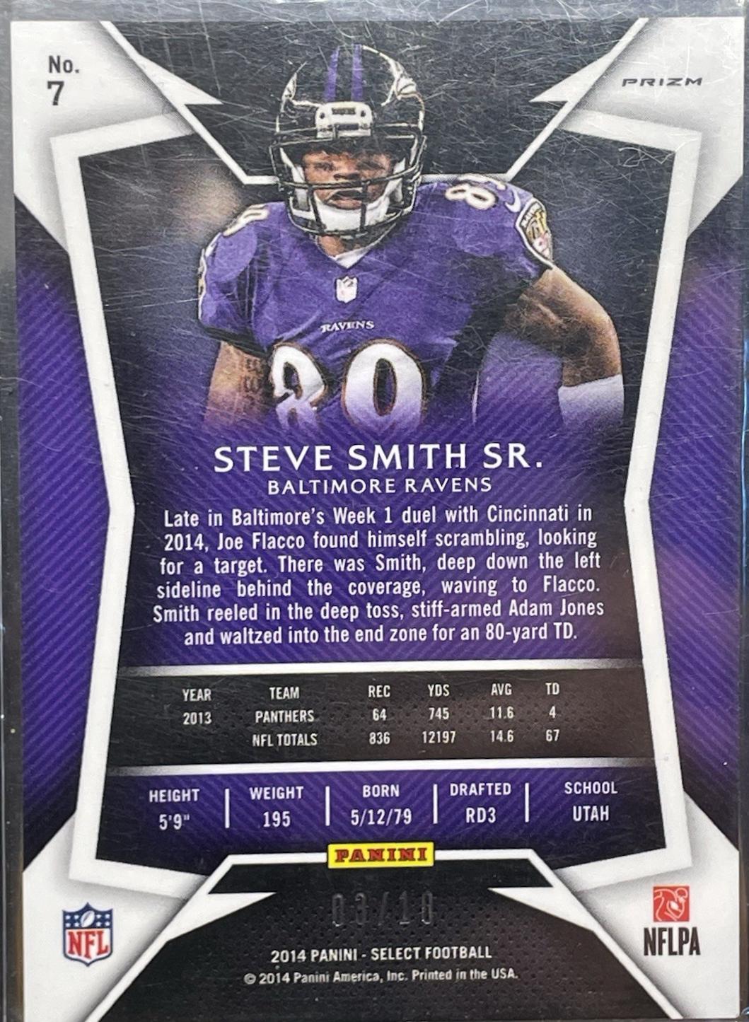 Steve Smith [Gold Prizm] #7
