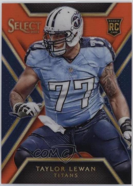 Taylor Lewan [Orange Prizm] #105
