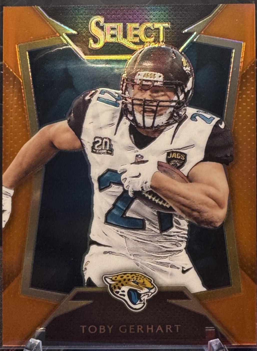 Toby Gerhart [Orange Prizm] #50