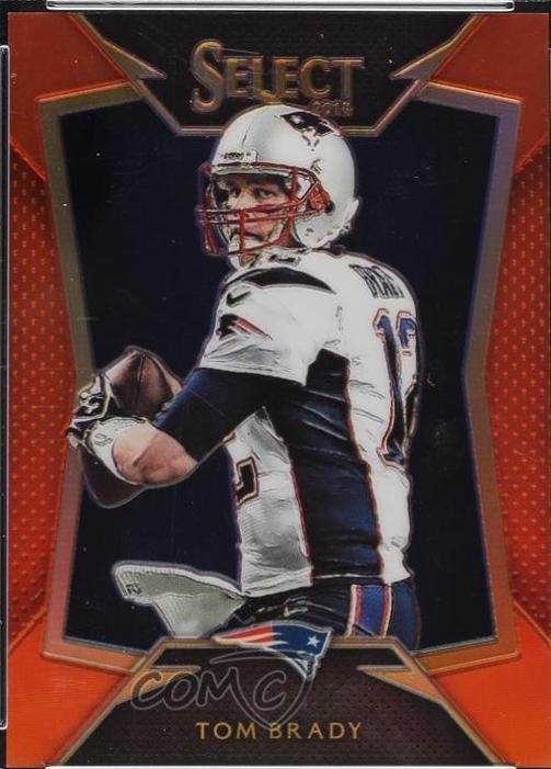 Tom Brady [Orange Prizm] #46