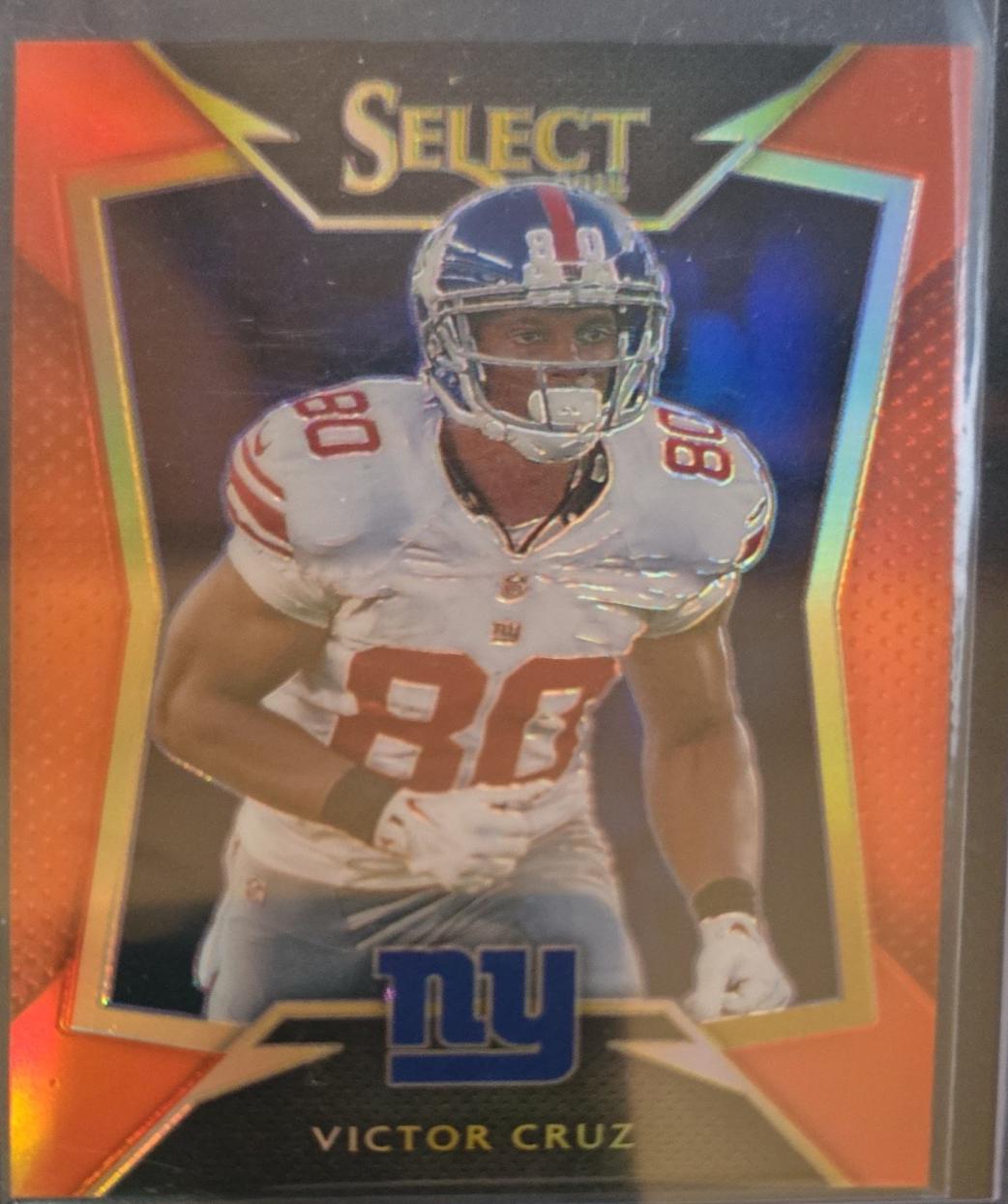 Victor Cruz [Orange Prizm] #1