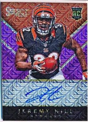 Jeremy Hill [Blue Mojo Prizm] #RA-JH