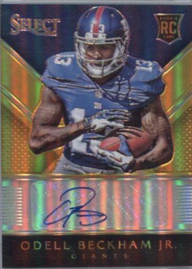 Odell Beckham Jr. [Gold Prizm] #RA-OB