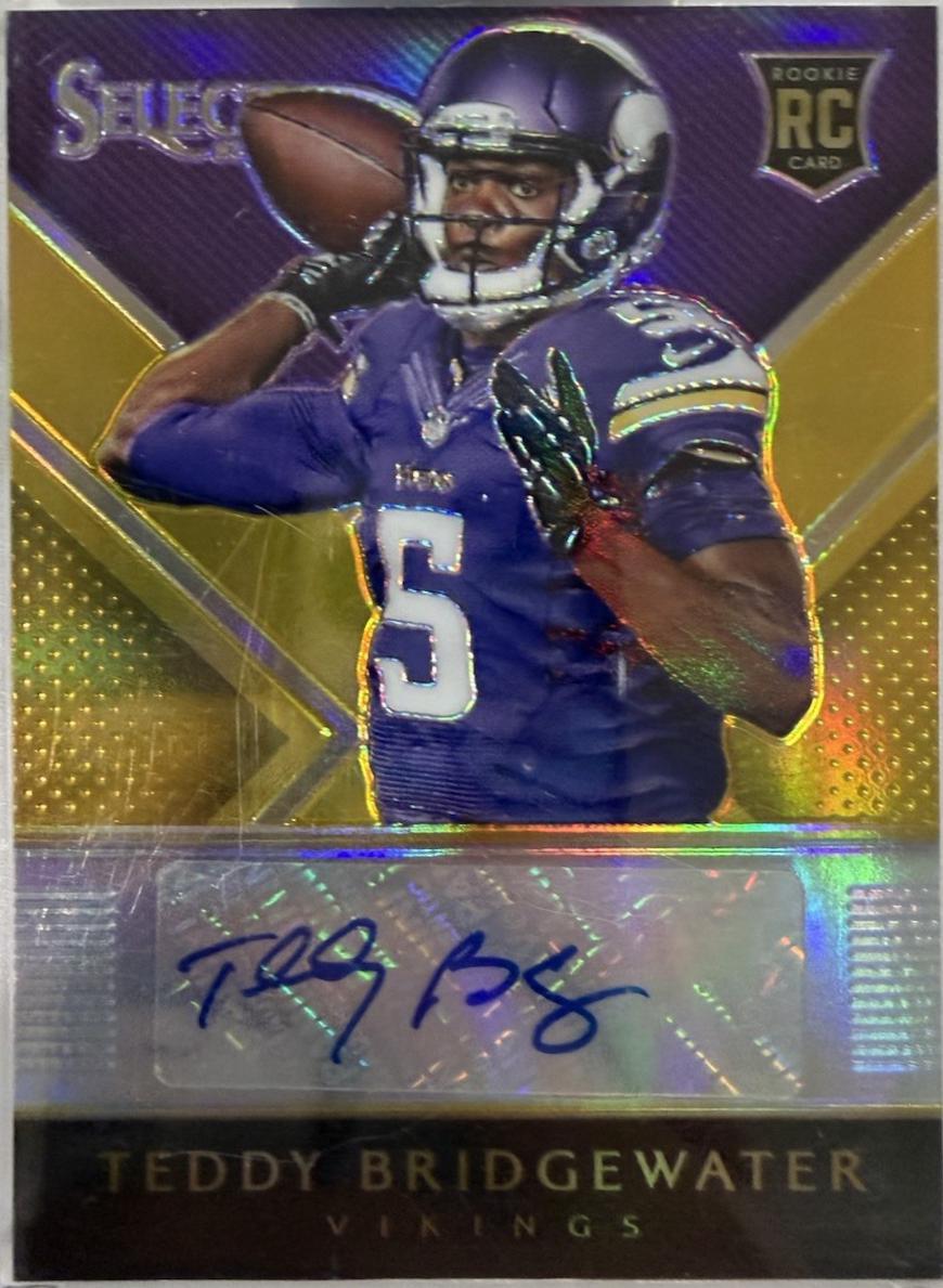 Teddy Bridgewater [Gold Prizm] #RA-TB