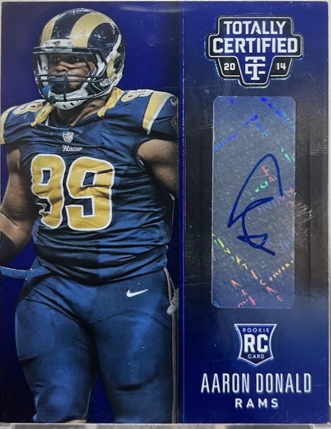 Aaron Donald [Autograph Platinum Blue] #151