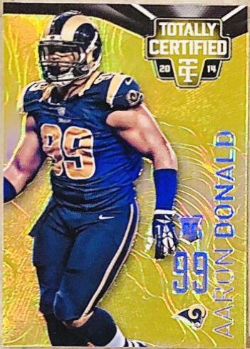 Aaron Donald [Mirror Platinum Gold] #151