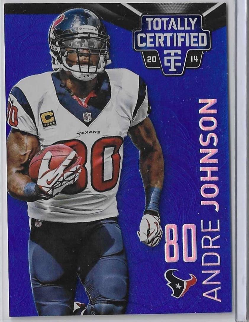 Andre Johnson [Mirror Platinum Blue] #37