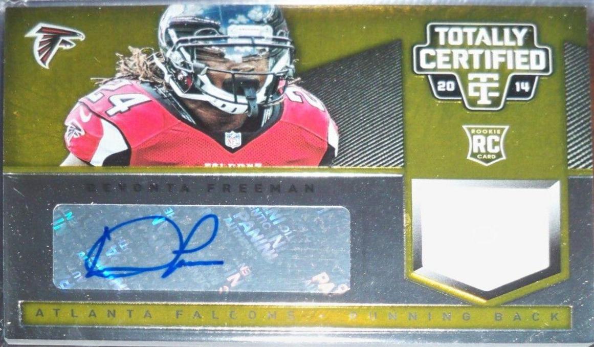 Devonta Freeman [Autograph Jersey Prime Platinum Gold] #162