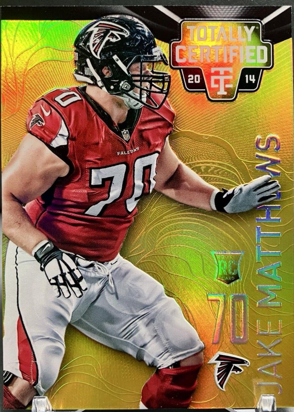 Jake Matthews [Mirror Platinum Gold] #104