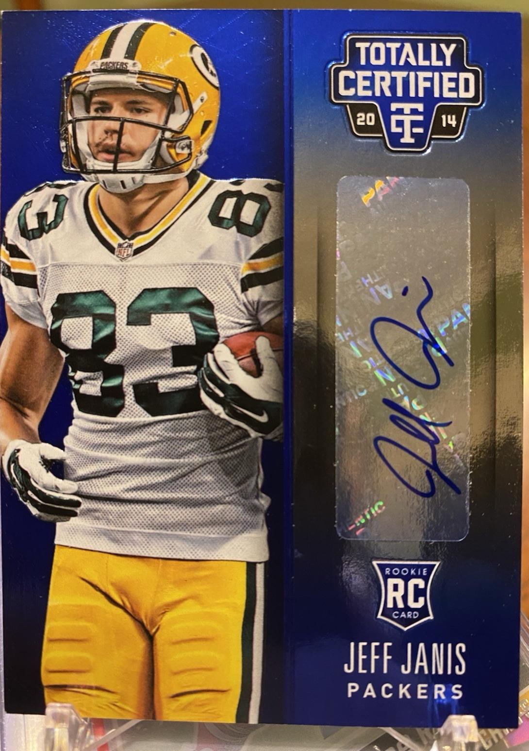 Jeff Janis [Autograph Platinum Blue] #124