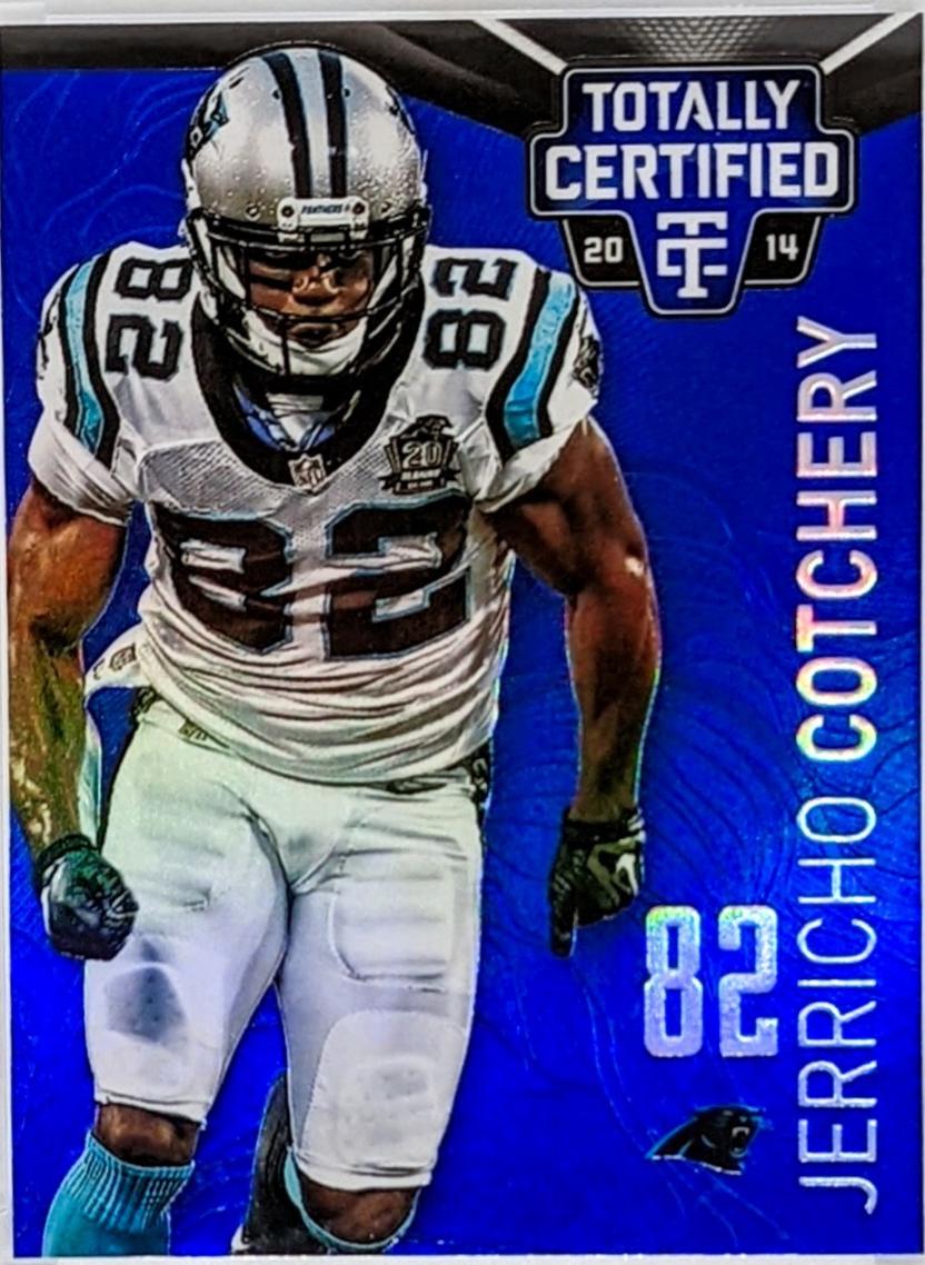 Jerricho Cotchery [Mirror Platinum Blue] #15