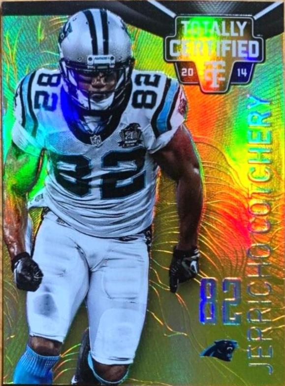 Jerricho Cotchery [Mirror Platinum Gold] #15