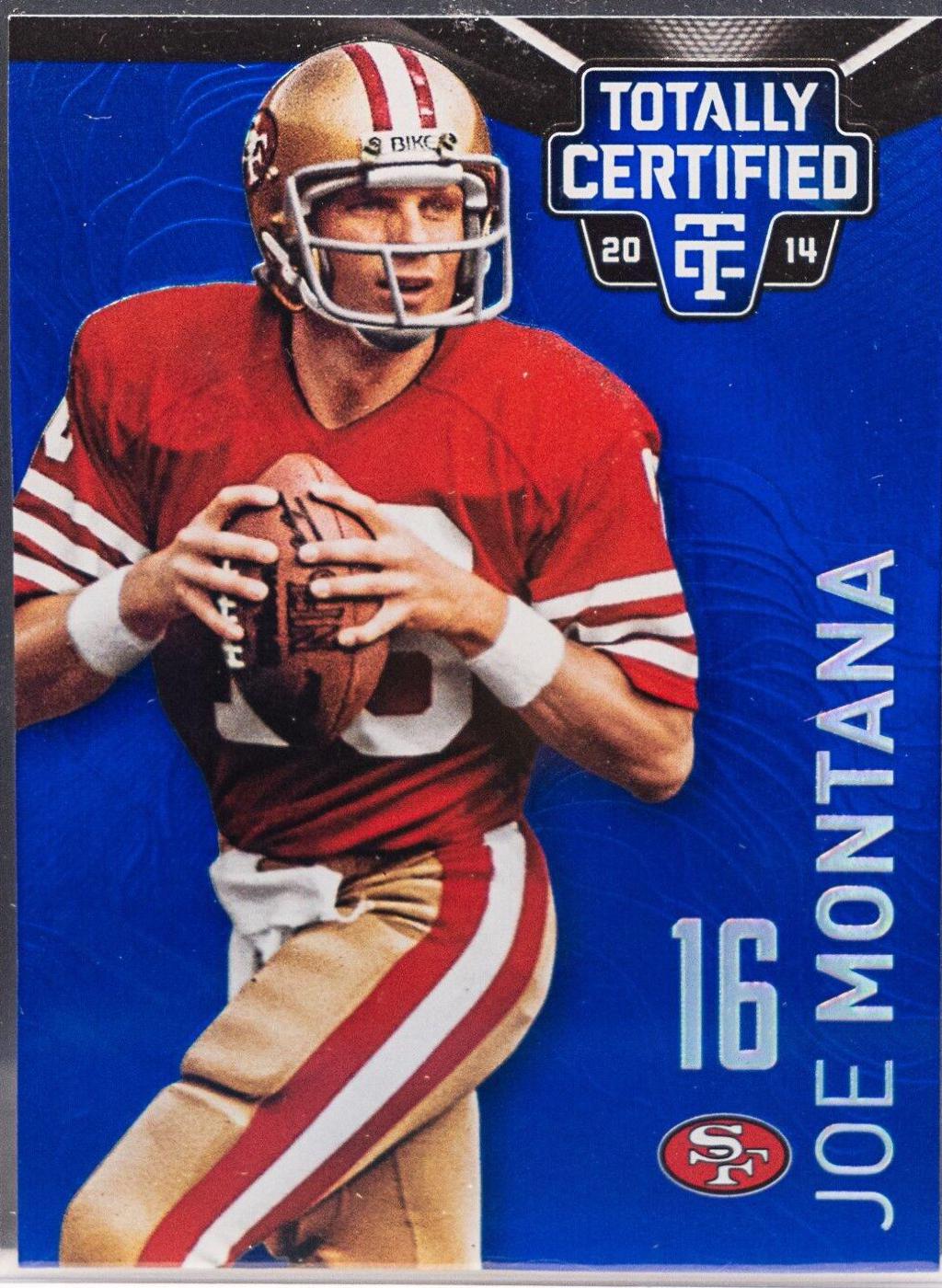 Joe Montana [Mirror Platinum Blue] #98