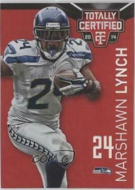 Marshawn Lynch [Mirror Platinum Red] #82