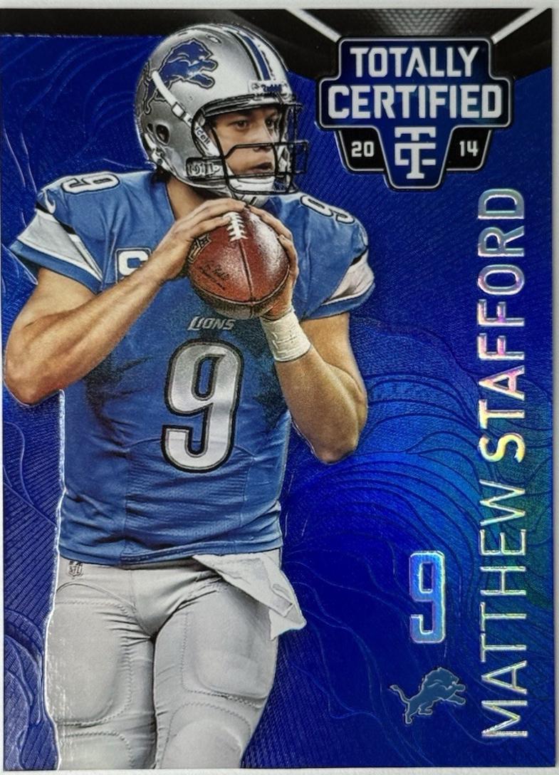 Matthew Stafford [Mirror Platinum Blue] #32