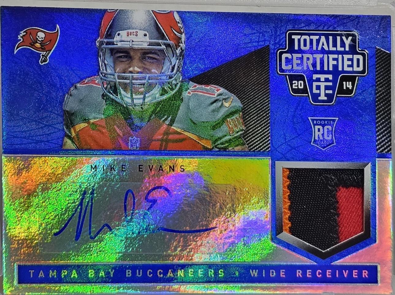 Mike Evans [Autograph Jersey Prime Mirror Blue] #199