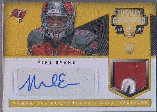 Mike Evans [Autograph Jersey Prime Mirror Gold] #199