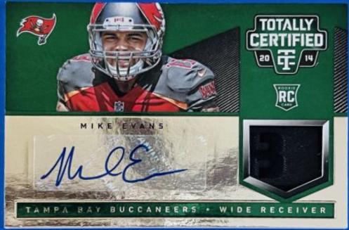 Mike Evans [Autograph Jersey Tag Platinum Green] #199