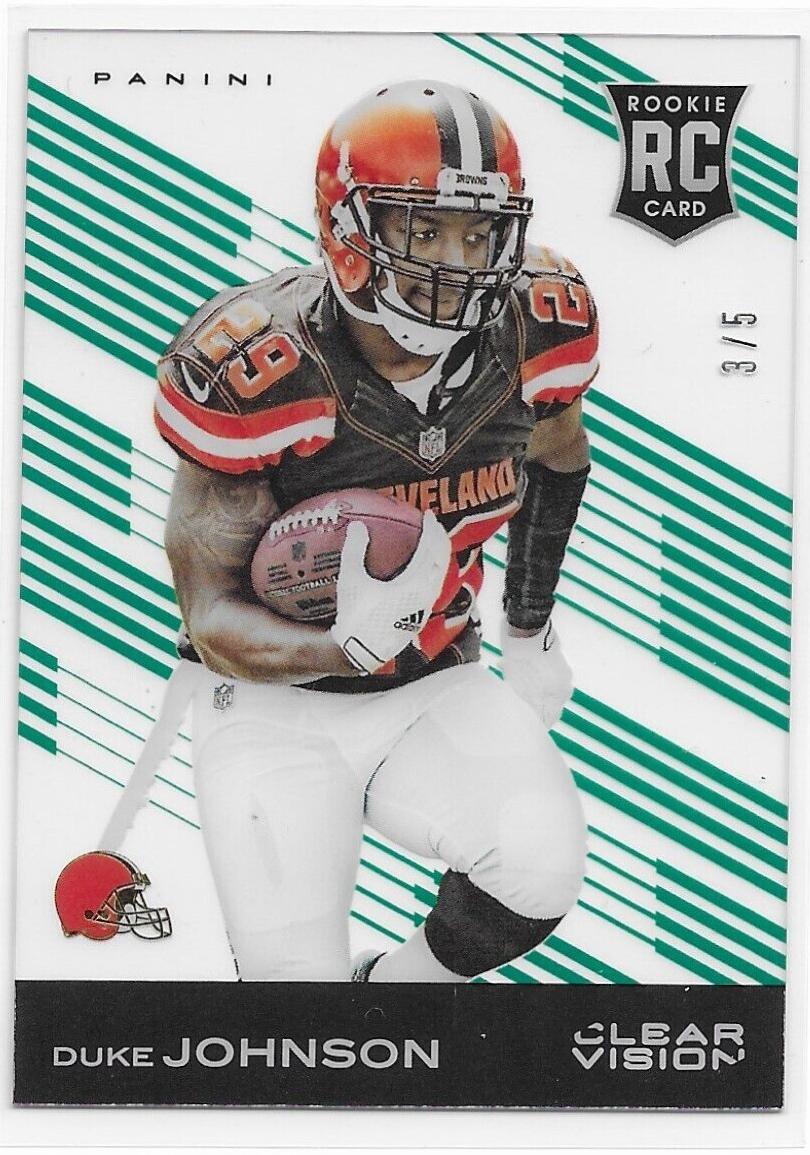 Duke Johnson [Catching Ball Green] #119