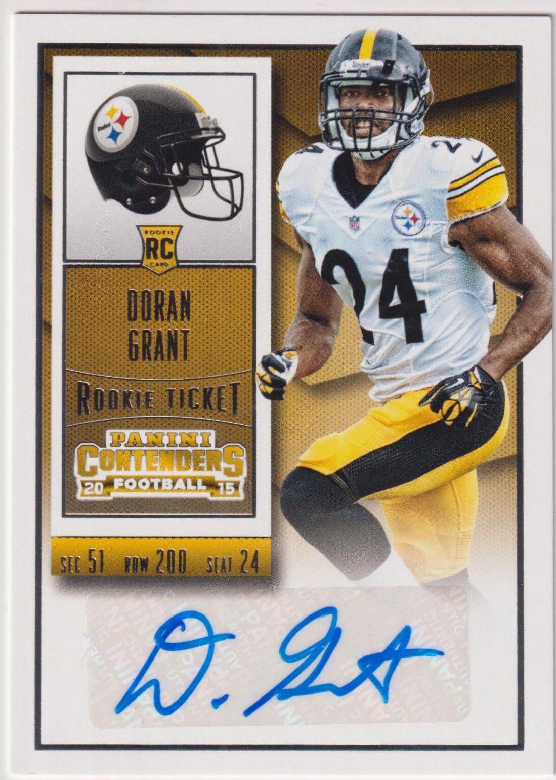 Doran Grant [Helmet Autograph] #198