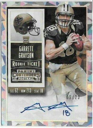 Garrett Grayson [Throwing Autograph Cracked Ice Ticket] #215