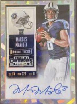 Marcus Mariota [College Autograph Cracked Ice Ticket] #225