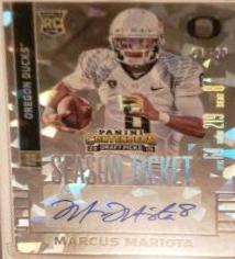 Marcus Mariota [Section Autograph Cracked Ice Ticket] #131