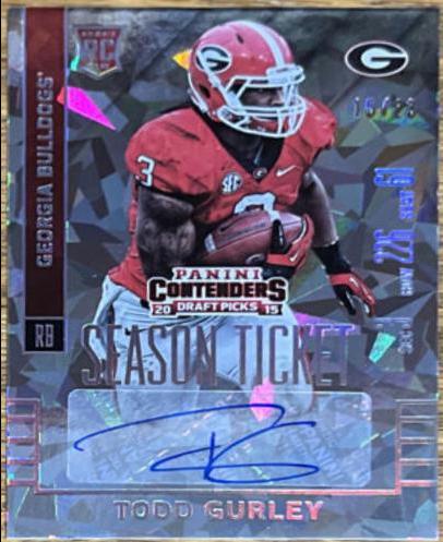 Todd Gurley [Section Autograph Cracked Ice] #146