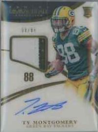 Ty Montgomery [Autograph Patch Numbers] #139