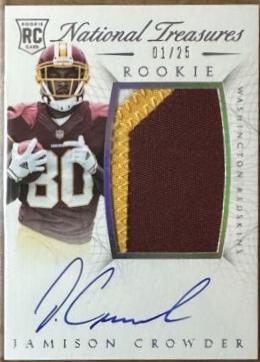 Jamison Crowder [Autograph Patch Silver] #132